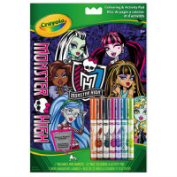 CRAYOLA - COLORIAGE - CAHIER MONSTER HIGH